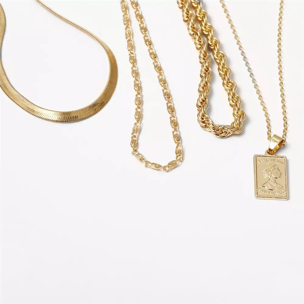 4 piece anklet set